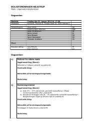 Dagsorden bestyrelsesmøde 31. januar 2012 - Højstrup Bolig