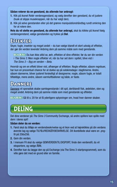 Byg en verden – Beta - The Sims 3