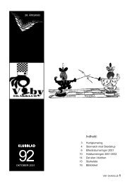 Klubblad nr. 92 - Viby Skakklub