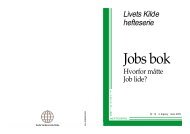 Jobs bok - Guds Verdensvide Kirke