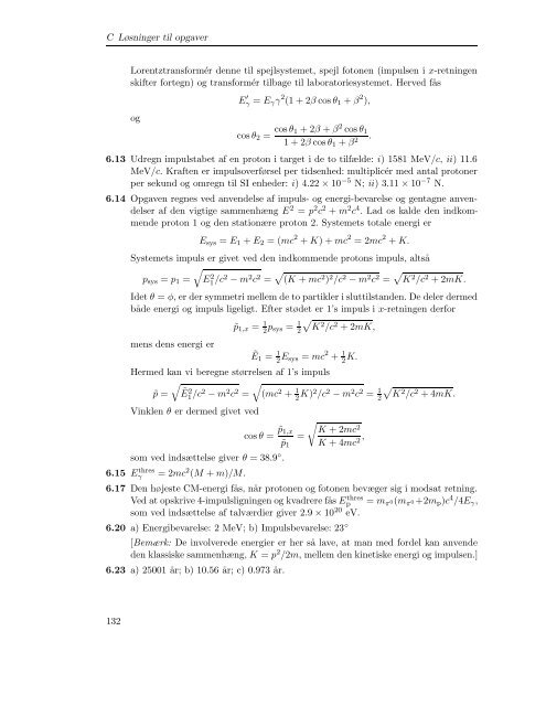 Introduktion til den specielle relativitetsteori - Niels Bohr Institutet