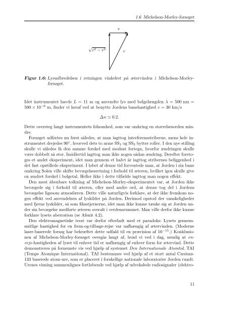 Introduktion til den specielle relativitetsteori - Niels Bohr Institutet