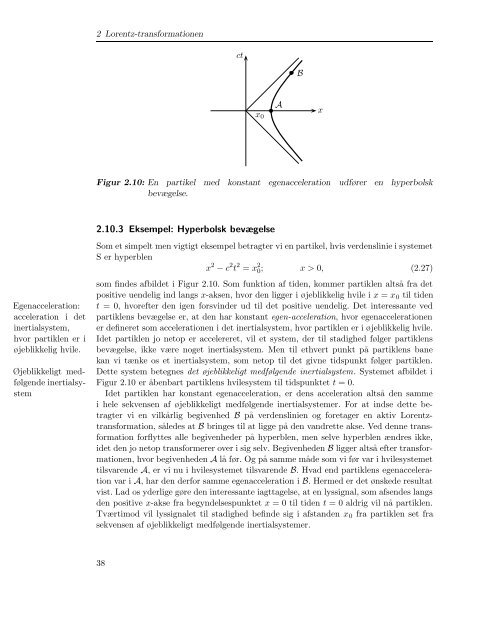 Introduktion til den specielle relativitetsteori - Niels Bohr Institutet