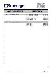 reservedele for komet twin 101 / 140 plus - Scanregn A/S