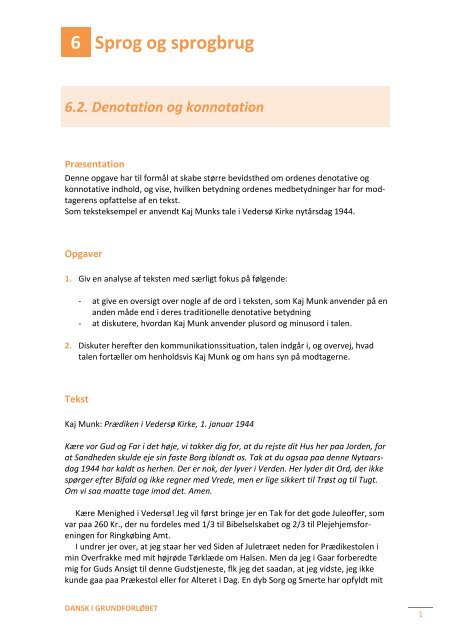 6.2. Denotation og konnotation - Det ny Forlag