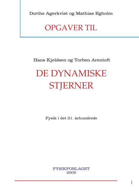 DE DYNAMISKE STJERNER - Fysik