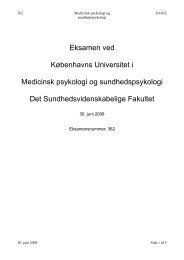 Svar på eksamensopgave juni 2008 - Effimedicin