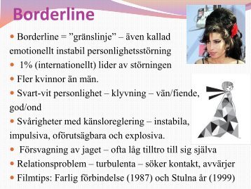 Personlighetsstörningar