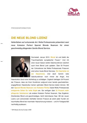 DIE NEUE BLOND LIZENZ - Andre Haarstudio