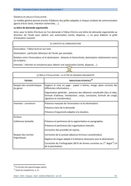 Formation générale Français - SeGEC