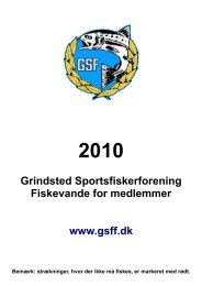 Grindsted Sportsfiskerforening Fiskevande for medlemmer www.gsff ...