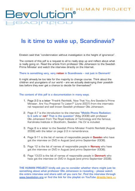Is it time to wake up, Scandinavia? - Bevolution