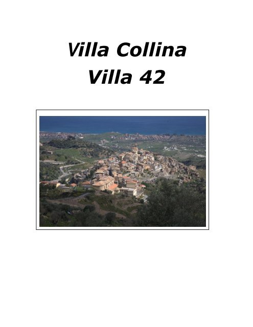 Villa Collina Villa 42 - Badolato Marina | Calabrien