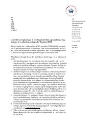 DEP Indkaldelse af oplysninger til bevillingskontrollen, og ... - BAC