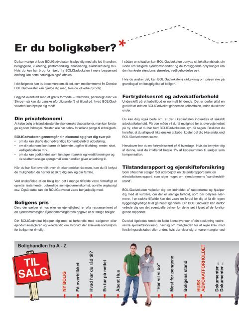 Download ”Tjekliste til boligkøbere - Danske BOLIGadvokater