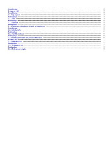 Hovedstruktur 3. Veje og trafik Hovedstruktur 3.1 ... - Rebild Kommune