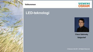 LED-teknologi - Siemens