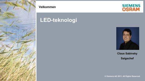 LED-teknologi - Siemens