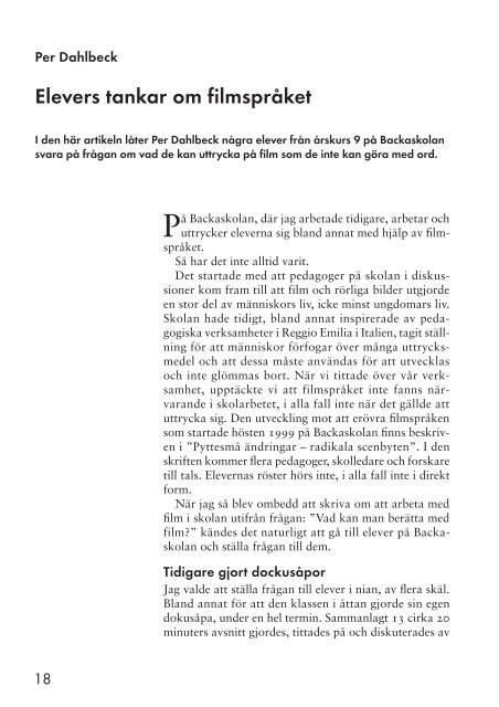 PRAKTIK OCH TEORI NR 3/2003 • BILDEN OCH ... - Malmö högskola