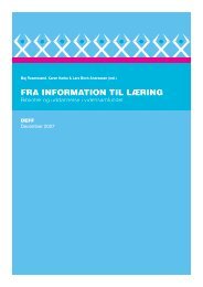 FRA INFORMATION TIL LæRING - ressourcer-it