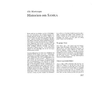 Ole Mortensøn: Historien om SAMKA, s. 167-184