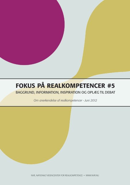 Realkompetence og karrierevejledning (pdf) - VIA University College