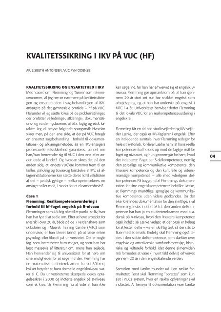 Realkompetence og karrierevejledning (pdf) - VIA University College