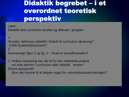 Didaktiske positioner