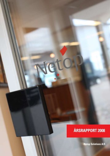 Annual report for 2008 - Netop