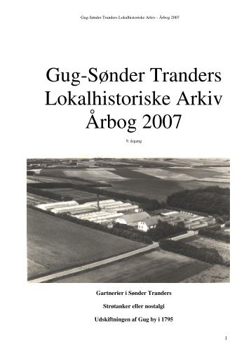 Gug-Sønder Tranders Lokalhistoriske Arkiv Årbog 2007