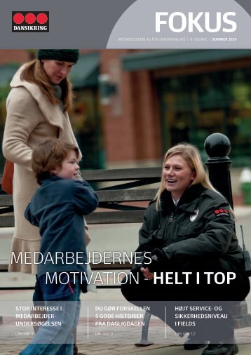 MEDARBEJDERNES MOTIVATION - hElt i tOP - Securitas