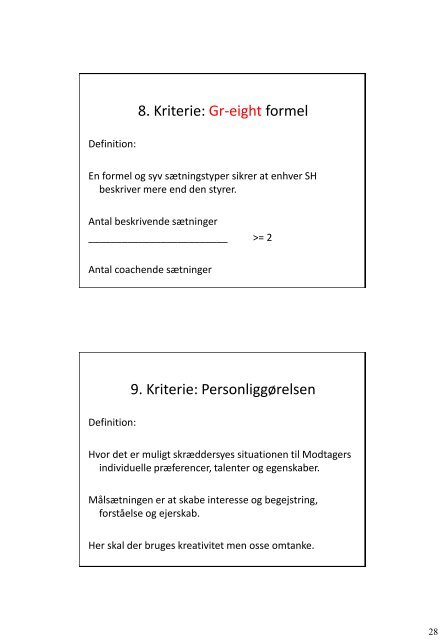 Slides fra kurset