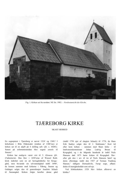TJÆREBORG KIRKE - Danmarks Kirker - Nationalmuseet