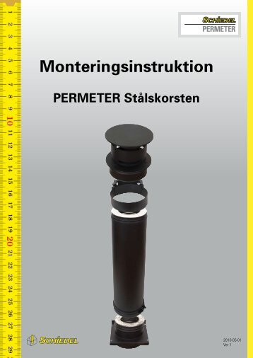 Stålskorsten Monteringsinstruktion - Camina