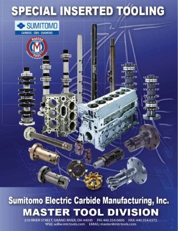 SCM Master Tool Division Catalog Ver2010 - Sumitomo