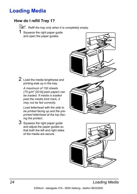 Installing the Printer Driver - Ednord