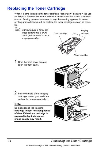 Installing the Printer Driver - Ednord