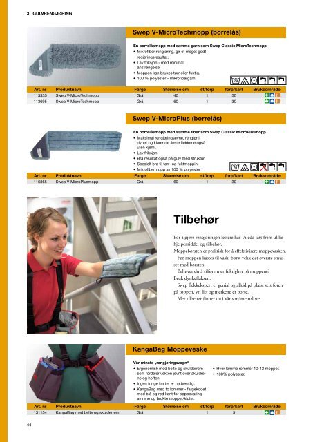 Produktkatalog - Vileda Professional