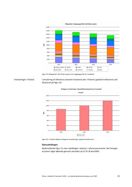 Ea Energianalyse a/s 50 pct. vindkraft i Danmark i 2025 ... - Balmorel