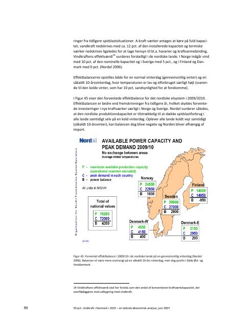 Ea Energianalyse a/s 50 pct. vindkraft i Danmark i 2025 ... - Balmorel