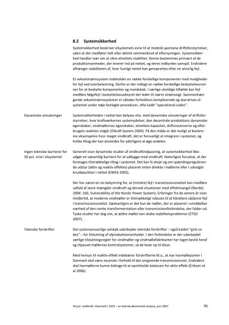 Ea Energianalyse a/s 50 pct. vindkraft i Danmark i 2025 ... - Balmorel