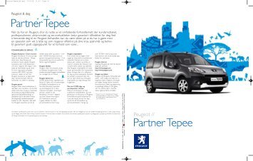 Partner Tepee Partner Tepee - Peugeot