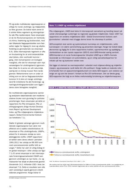 eksemplene i resultatrapporten 2012 (PDF). - Norad