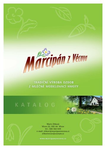 ZÍTKOVI - marcipán z Vcova - 2009 - katalog 1.indd