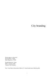 City branding - Hans Mogensen