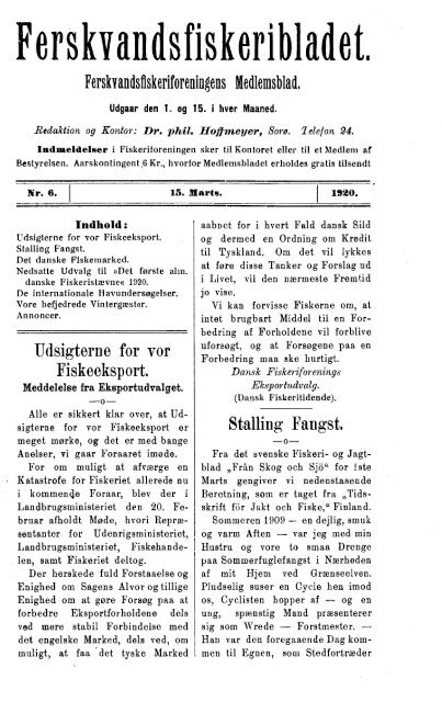 Ferskvandsfiskeribladet 1920 - Runkebjerg.dk