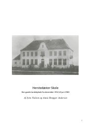 I 1912 begyndte man – d - Herstedøster Kirke