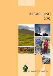 ÅRSMELDING 2002 - Norges Vel