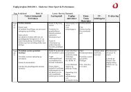 Faglig årsplan 2010-2011 – Skolerne i Oure Sport & Performance ...