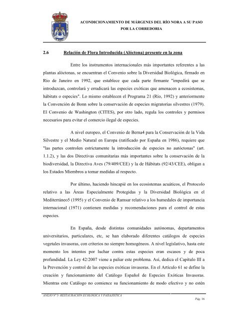 PROYECTO DE ACONDICIONAMIENTO DE MÁRGENES DEL RÍO ...